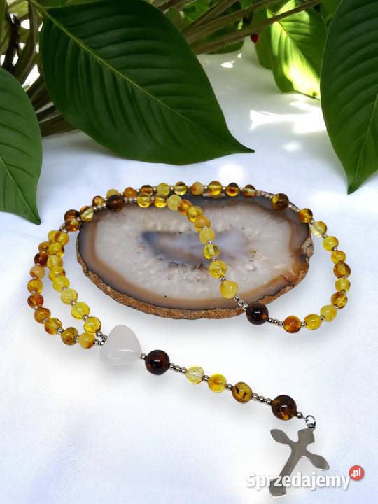 Różaniec z bursztynu BURSZTYN BAŁTYCKI 1692 sprzedam