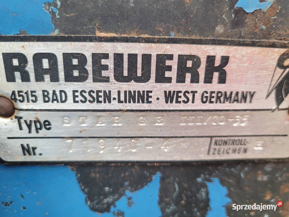 Pług Rabewerk 3ki Pługi Przyrów sprzedam