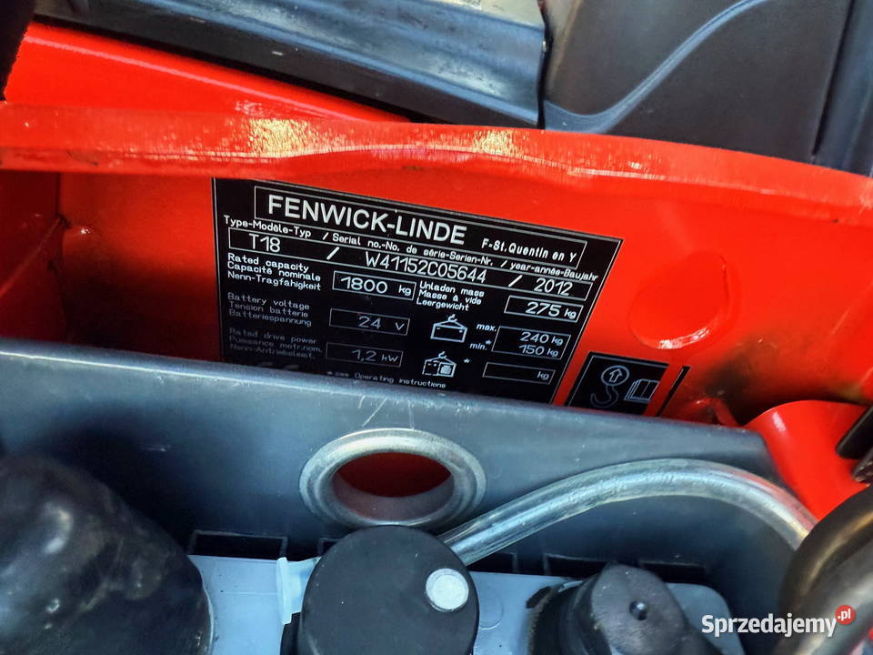 paleciak elektryczny LINDE T16 2012 2019r różne Linde łódzkie