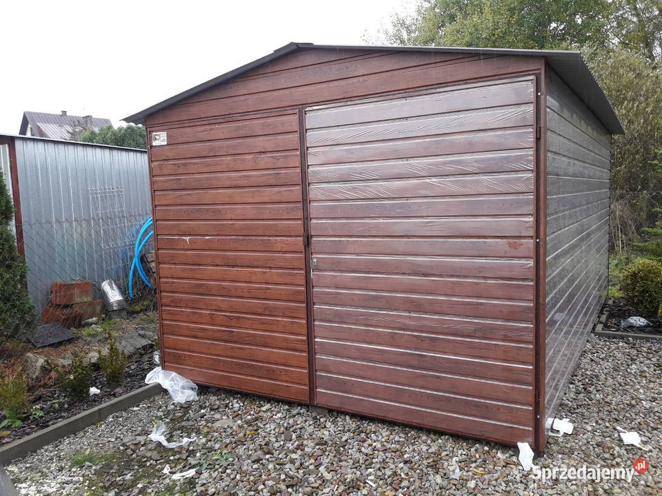 Garaż Blaszany Schowek ogrodowy Magazyn Domowy