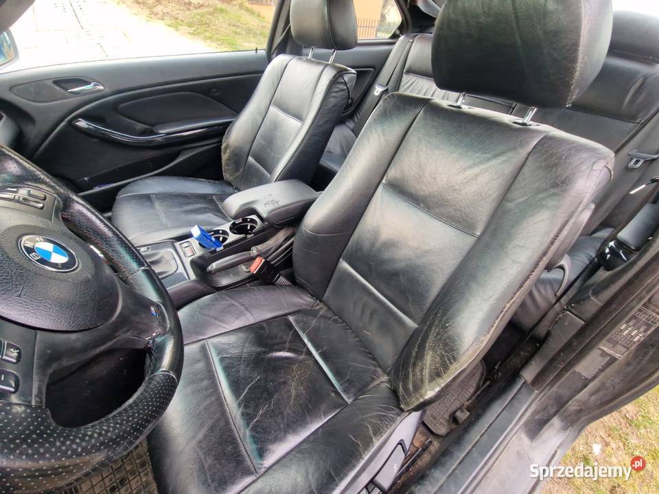 Środek BMW E46 coupe trójka 3 skóry kanapa Fotele i kanapy Wejherowo