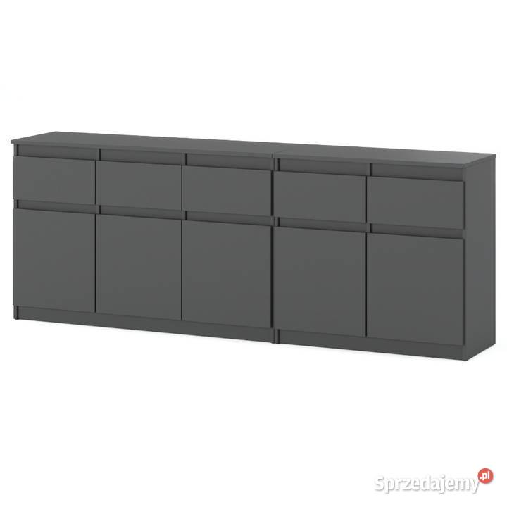 Pojemna Komoda Szara 5 Szuflad Best Oleksa