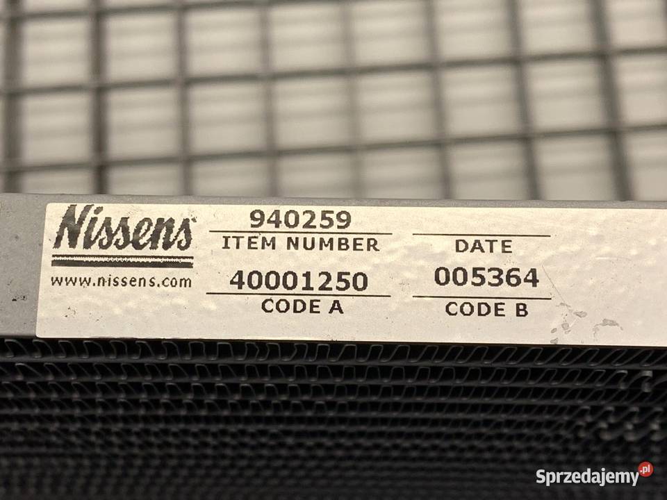 CHŁODNICA KLIMATYZACJI RENAULT SCENIC III 16 110 osobowe podkarpackie