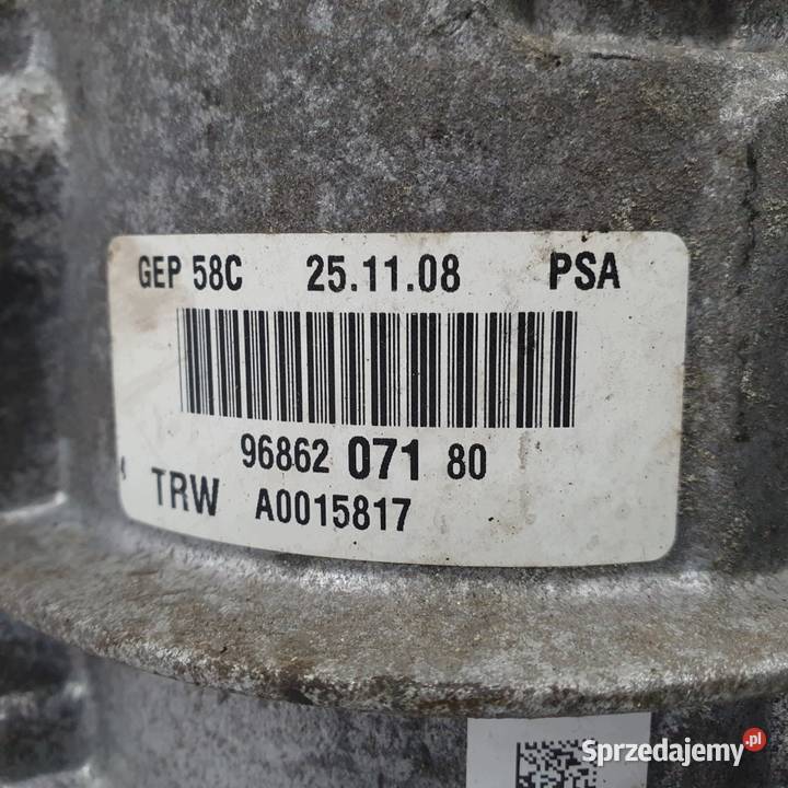 ELEKTRYCZNA POMPA WSPOMAGANIA Peugeot 308 I osobowe Części samochodowe lubelskie Chełm