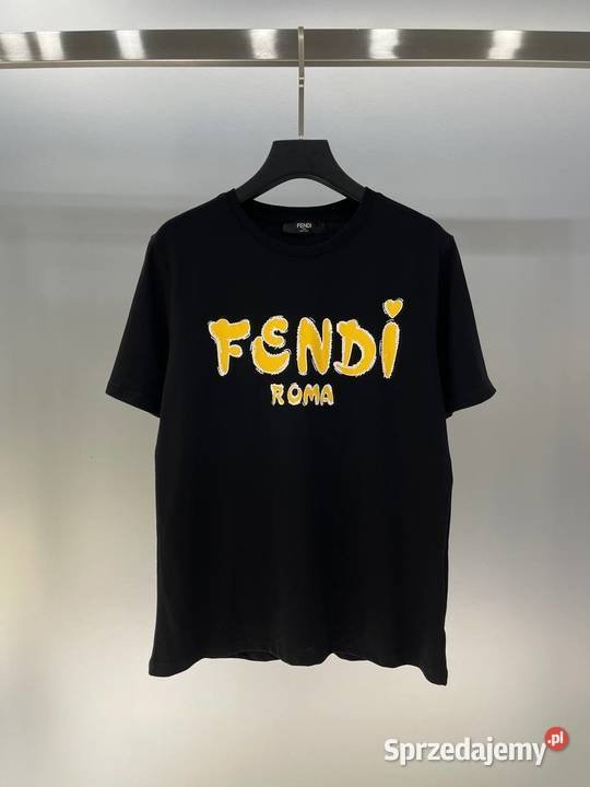 Nowy casualowy tshirt unisex Fendi Kraków