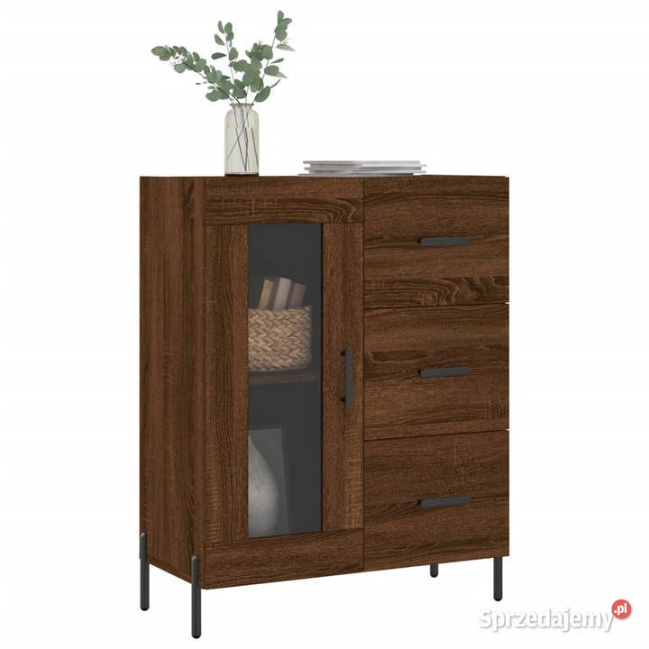 Szafka brązowy dąb 695x34x90 materiał Warszawa