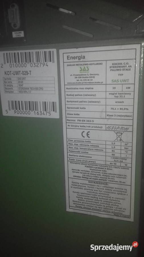 Piec SAS UWT 29 kw