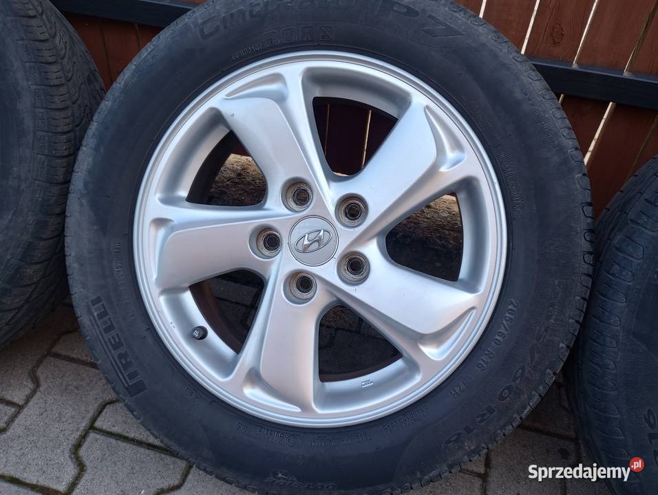 Alufelgi 16 5x1143 et45 Oryginalne Hyundai Honda aluminiowe Samochodowe Włocławek sprzedam