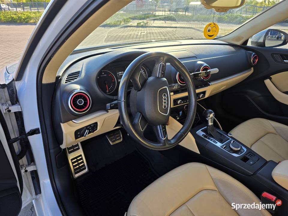 Audi A3 8V Sportback 2014 20 TDI 150 Biała perła A3