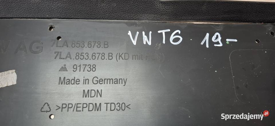 Kratka Zderzaka Przedniego VW T6 Karoseria