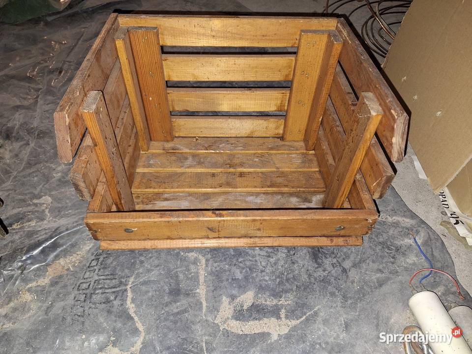 Skrzynki koszyczki używane w stanie Janów