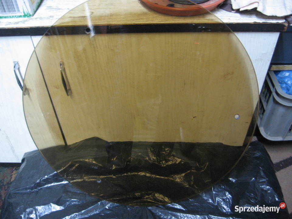 Szklany blat stolika kawowego średnica 50 Olsztyn