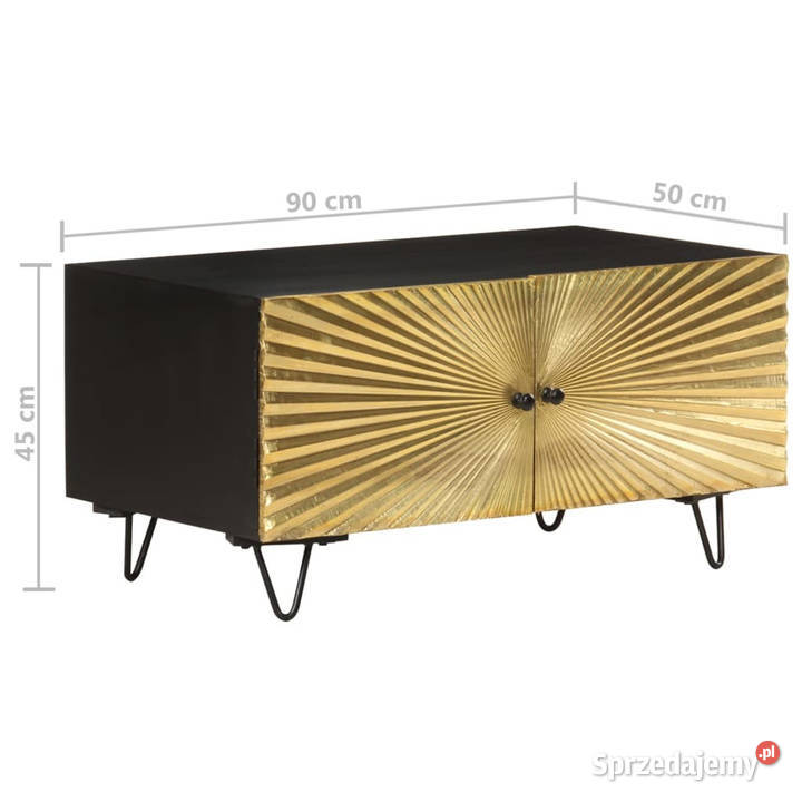 Stolik kawowy 90 x 50 x 45 lite drewno mango mazowieckie Warszawa