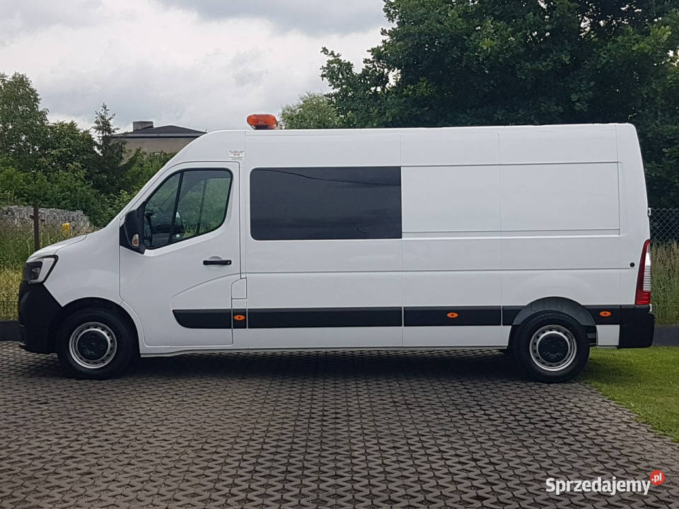 Renault Master 7 OSÓb L3H2 BRYGADÓWKA DŁUGI elektryczne lusterka Poręba