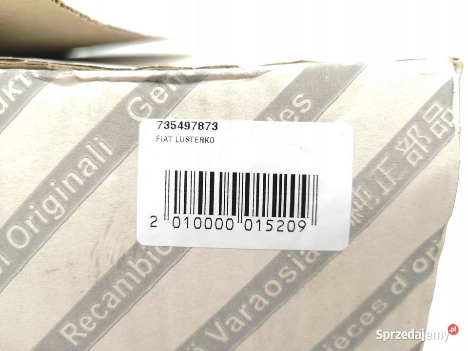 LUSTERKO PRAWE FIAT DOBLO 2010obecnie osobowe lubelskie