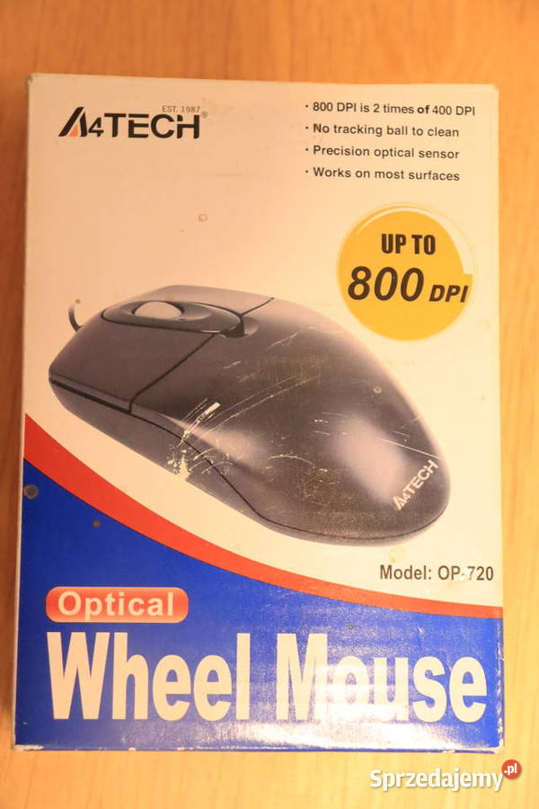 Mysz optyczna A4 Tech A4TECH mazowieckie