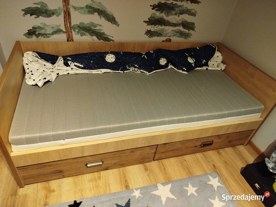 Nieużywane Łóżko 90x200 z nowym materacem sprzedam