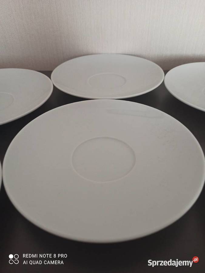 Spodki talerzyki porcelana skaleniowa Nowe Warpechy Stare