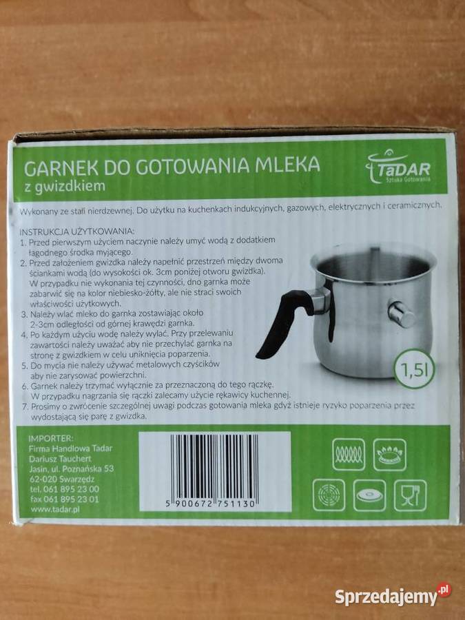 Garnek do gotowania mleka z gwiazdkiem Garnki i szybkowary Kętrzyn
