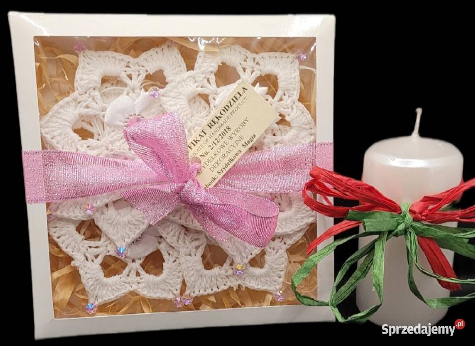 Gwiazdki choinkowe ręcznie wykonane 6 małopolskie Krzywaczka