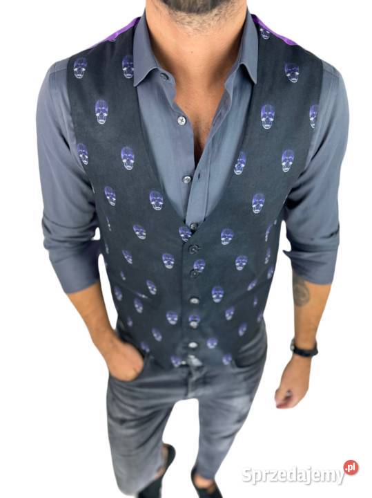 GIOVANNI PERA kamizelka męska D631 czarna w Ostrów Wielkopolski