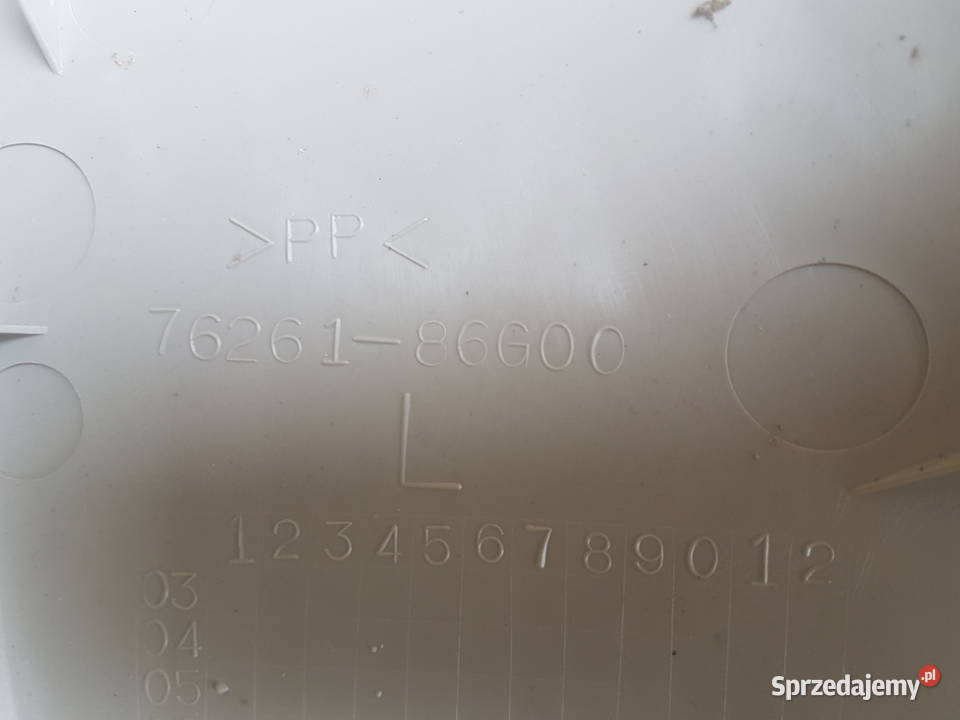 Suzuki Ignis MH Subaru G3X Justy górne boczki osobowe Legnica