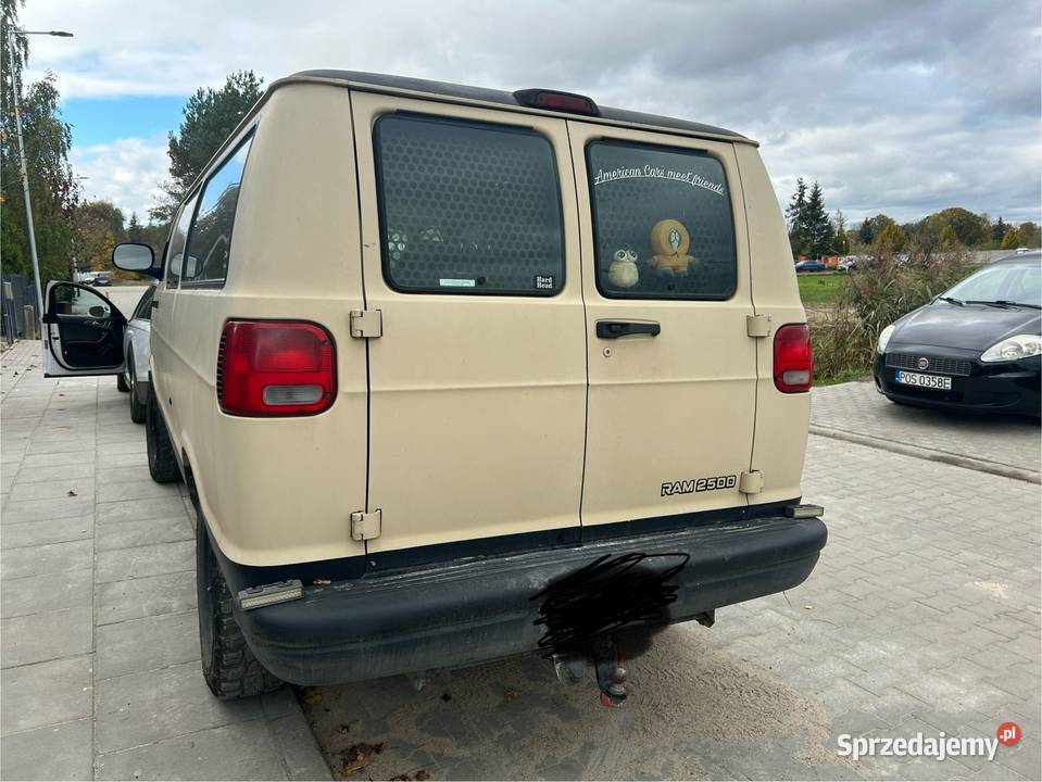 Dodge RAM 2500 52 LPG Hak 33T ZAMIANA na osobowe Poznań