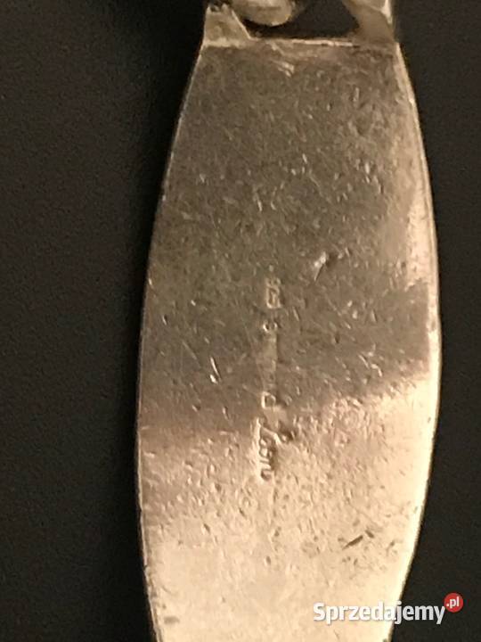 Bransoletka męska srebro pr 925 z liliami Warszawa