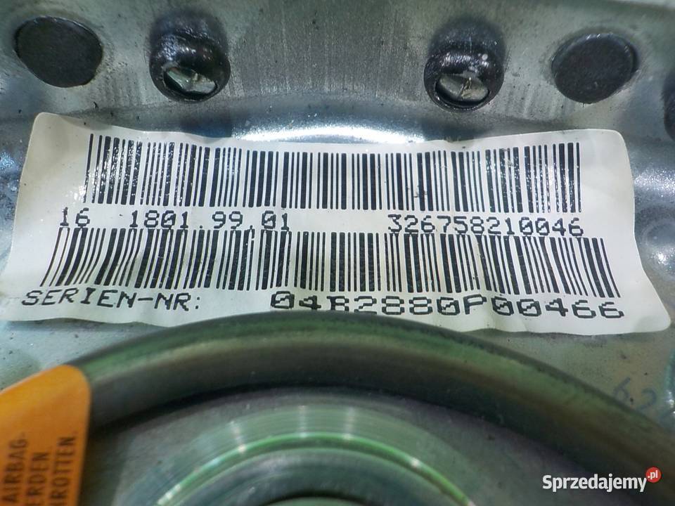 BMW Z4 E85 25 B 04r CABRIO 2D AIRBAG poduszka Suków