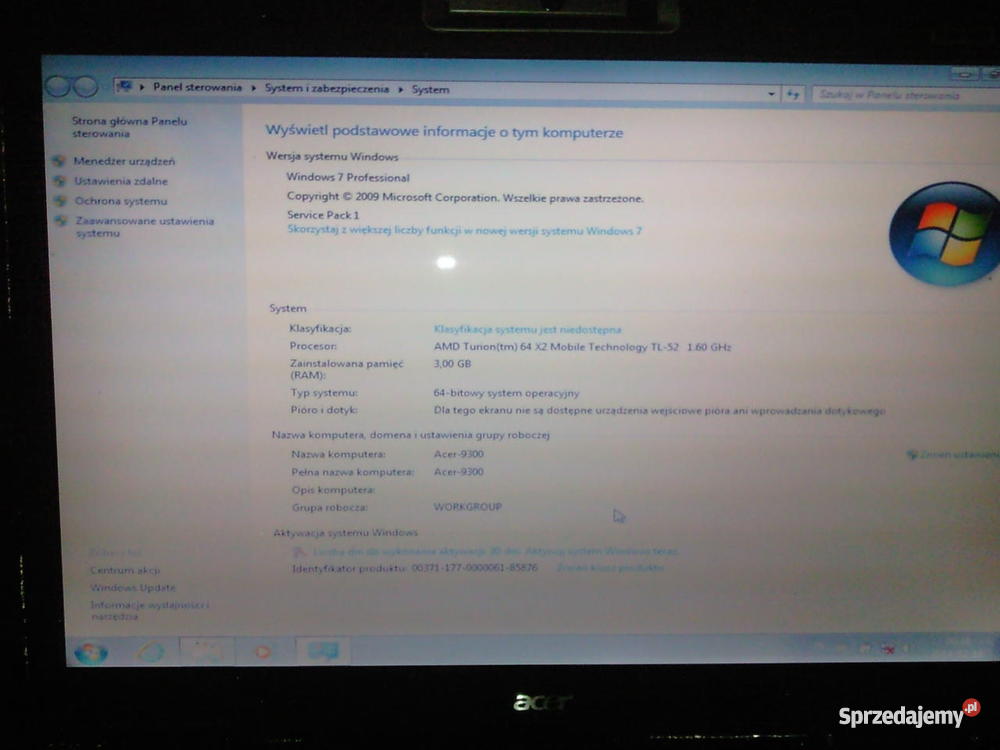 Acer 9300 Kamera Bydgoszcz