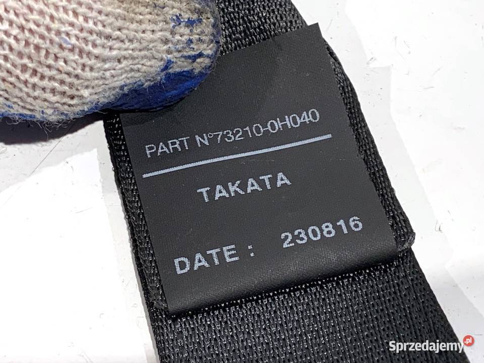 PAS BEZPIECZEŃSTWA PRAWY PRZÓD TOYOTA AYGO II Części samochodowe