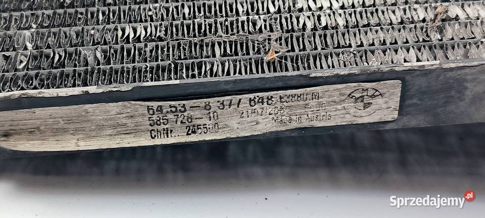 CHŁODNICA KLIMATYZACJI BMW E 46 LIFT 1436248 Lipno