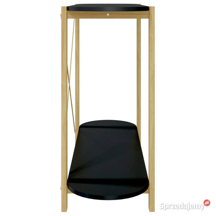 Stolik konsolowy czarny 110x38x75 materiał Warszawa sprzedam