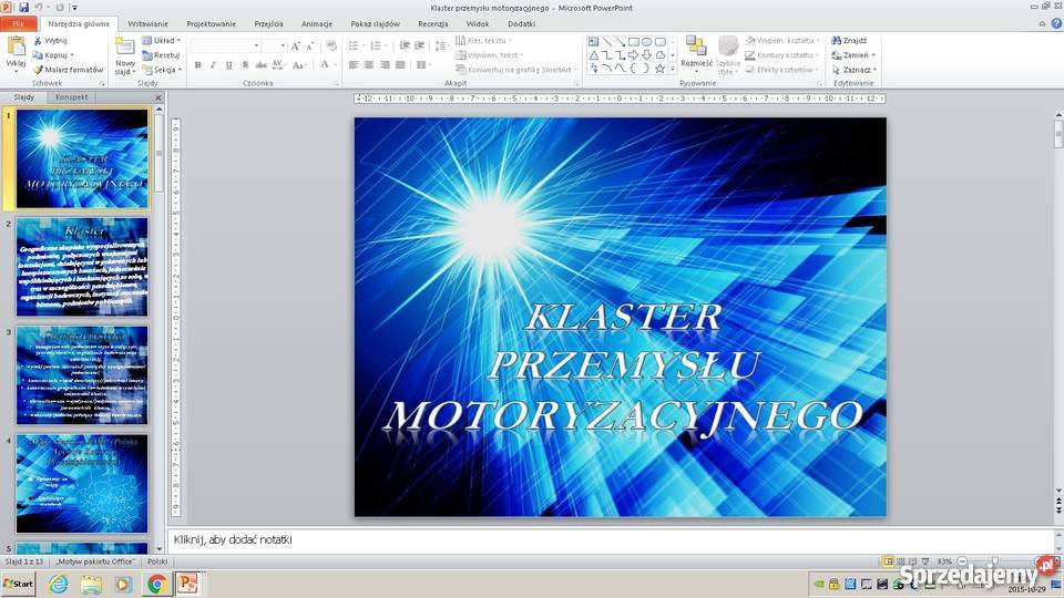 Prezentacje multimedialne PowerPoint ulotki Wrocław sprzedam
