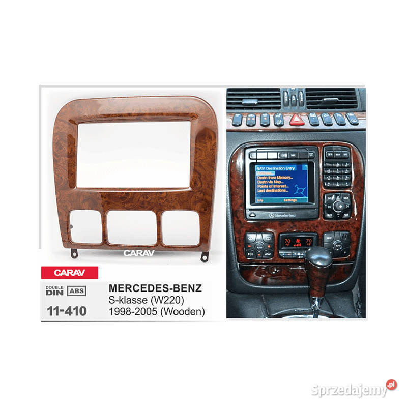 CARAV 11410 RAMKA RADIA 2 DIN MERCEDES W220 Mielęcin