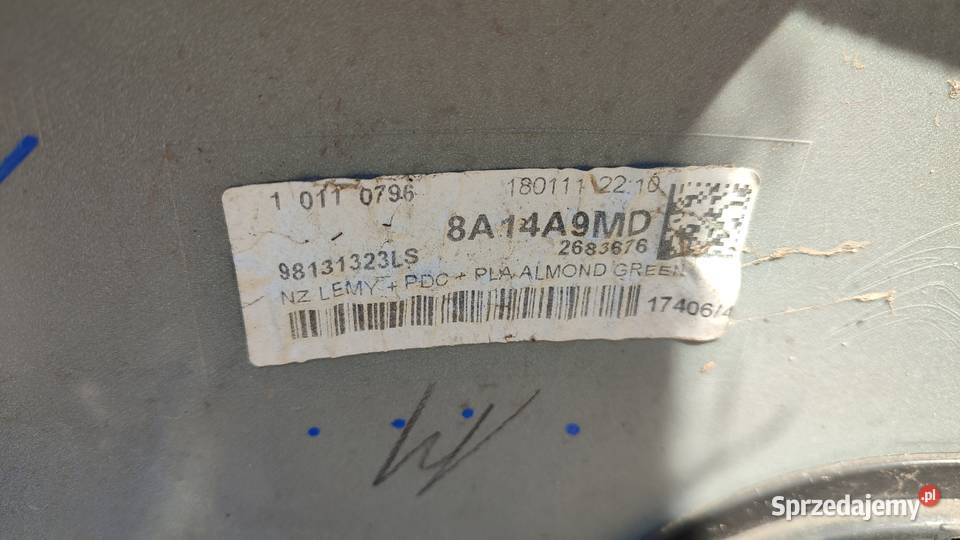 ZDERZAK TYL PDC CITROEN C3 III HB 1624 LAKIER Włoszczowa