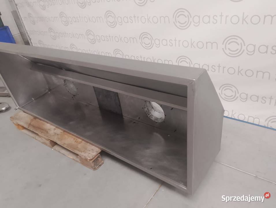 Okap przyścienny trapezowy 200x70x40 bez łapaczy sprzedam