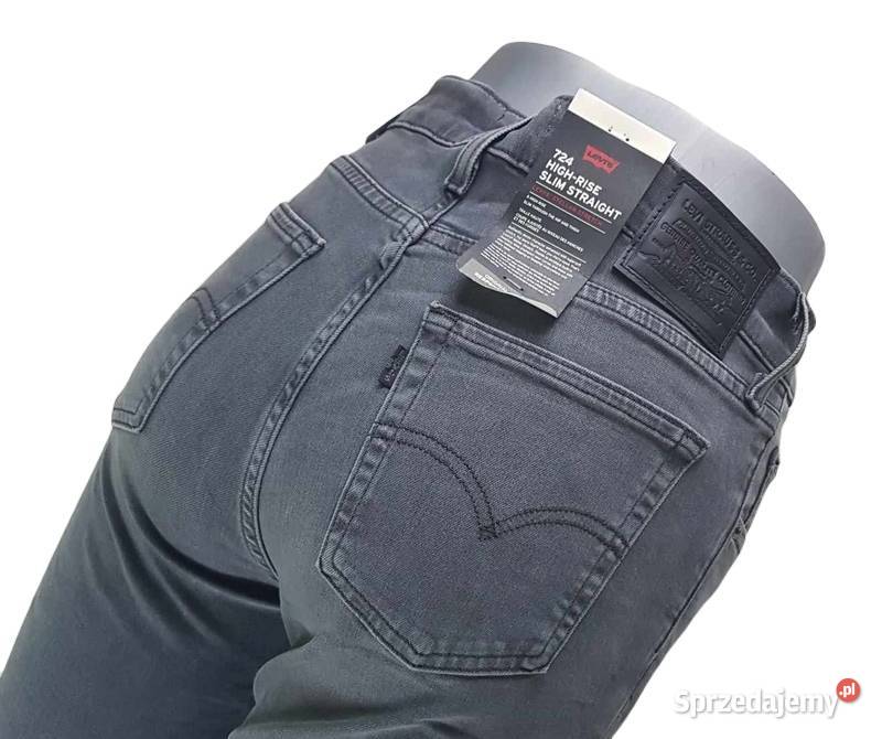 Damskie jeansy Levis 724 wysoki stan Stretch śląskie Tarnowskie Góry