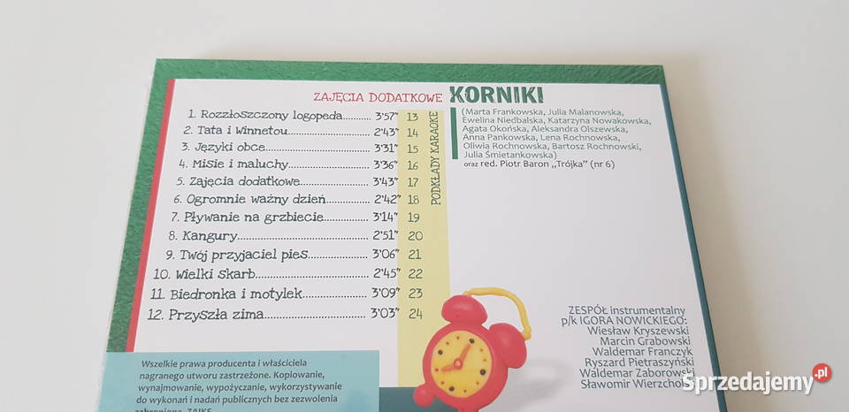 Nowe Korniki Zajęcia dodatkowe CD folia Warszawa sprzedam
