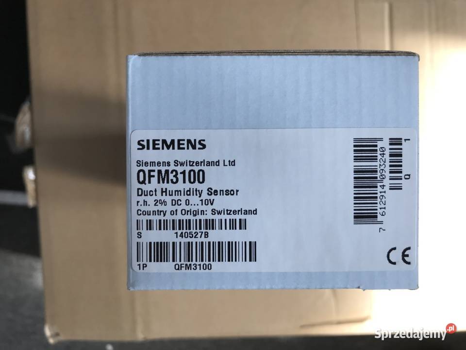 Przetwornik wilgotności QFM3100 Siemens Pozostałe