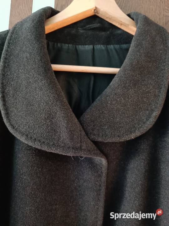 Grafitowy elegancki płaszcz mazowieckie Ostrów Mazowiecka