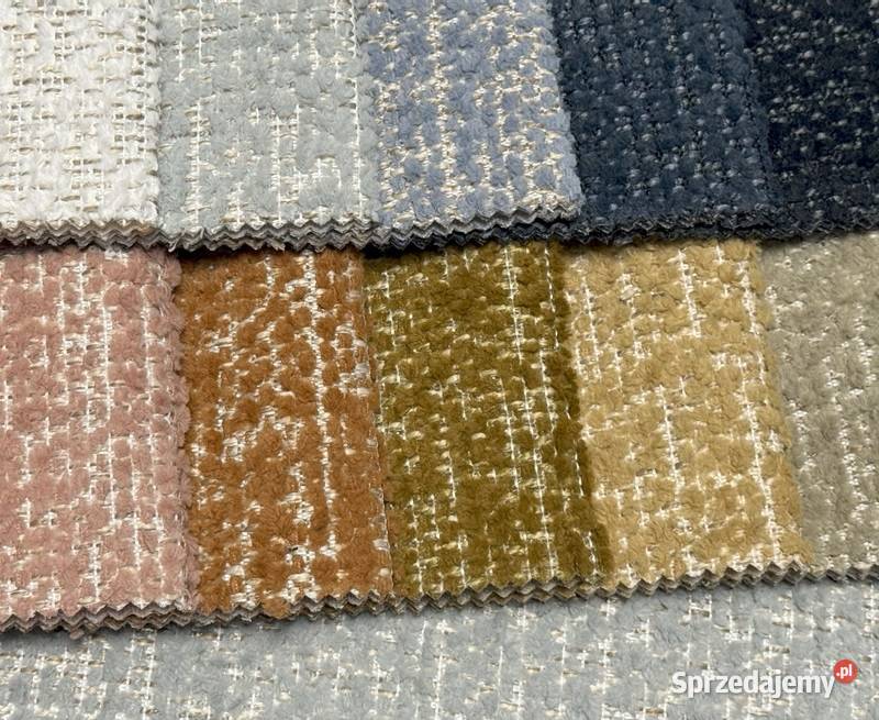 Tkanina AGNES luksusowa szenilowa plecionka do Białystok