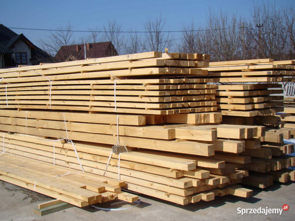 kantówka drewniana sosna świerk 100x100 mm suche Oleśnica