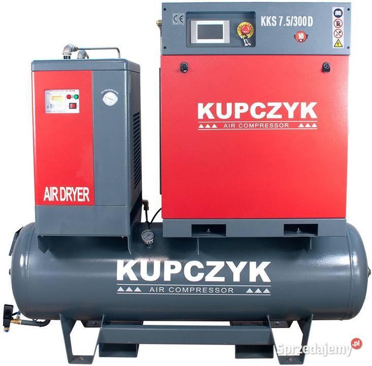 Kompresor śrubowy Kupczyk KKS 75300D 800 lmin