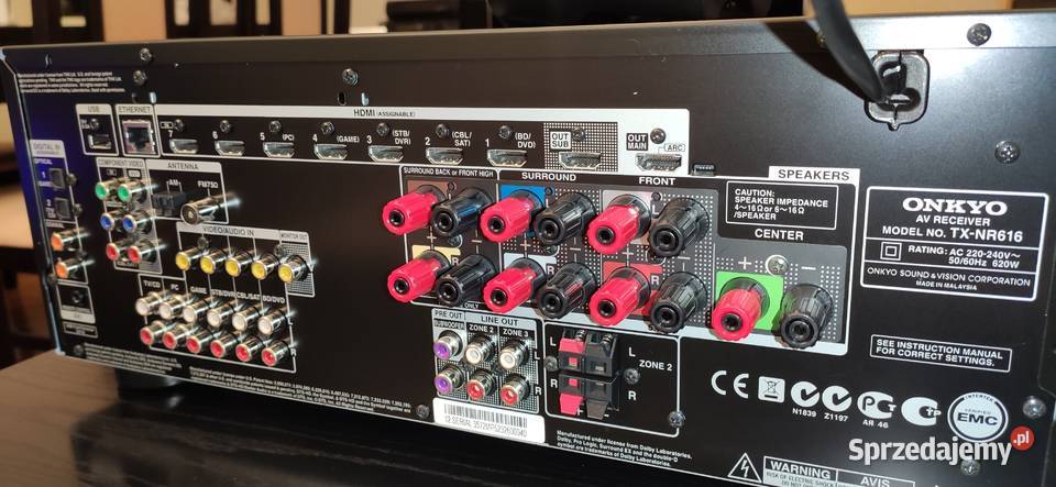 Amplituner Onkyo tx 616 72 sprzedam stan idealny podlaskie Białystok