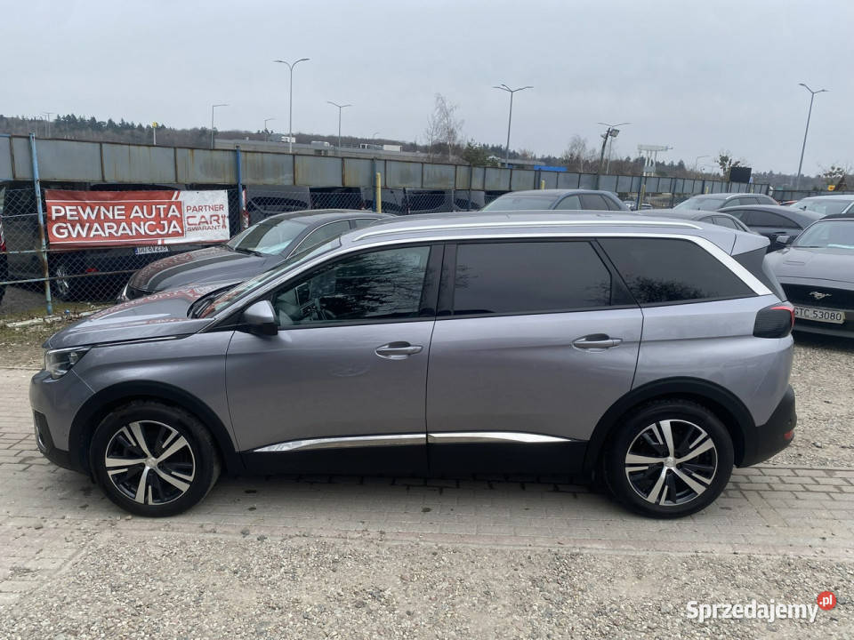 Peugeot 5008 16 hdi automat 7osb Ledy pół skóry lakier metallic pomorskie Gdańsk