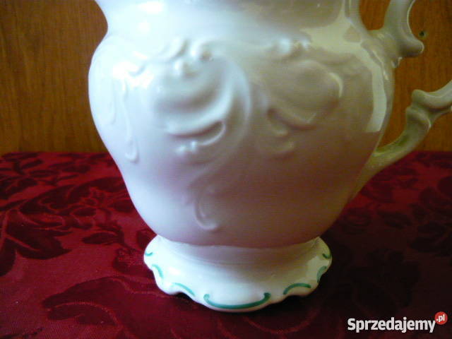 Dzbanuszek z zielonym wykończeniem Myszków