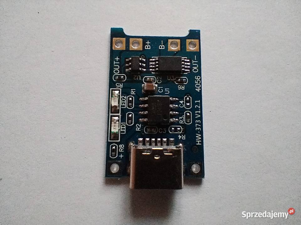 Ładowarka do ogniw liion TP4056 usb C 5V 1A Elektronika Bydgoszcz