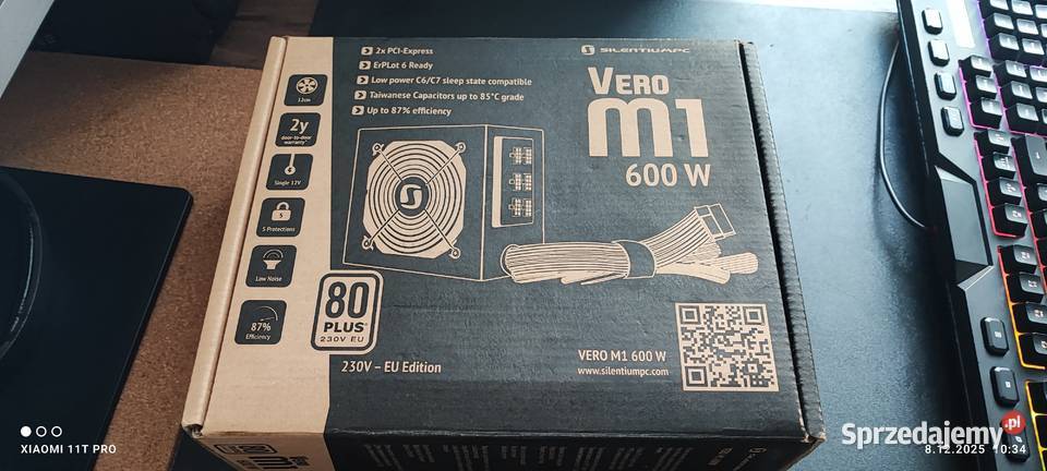 Zasilacz SilentiumPC Vero M1 600W Chełmża