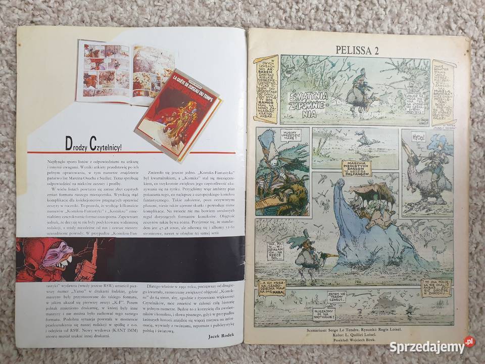 Pelissa Świątynia Zapomnienia Komiks Fantastyka